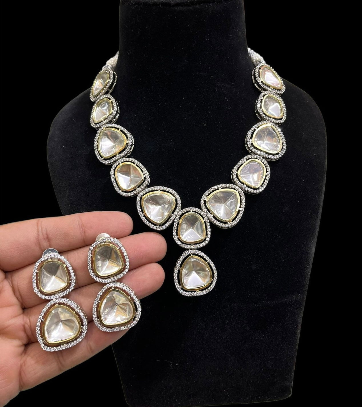 Kohinoor Uncut Polki Set