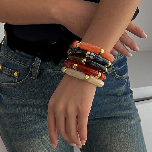 Acrylic Bracelets ( Set of 5 Bracelets)