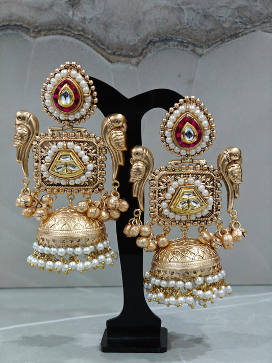 Savarna Brass Earrings