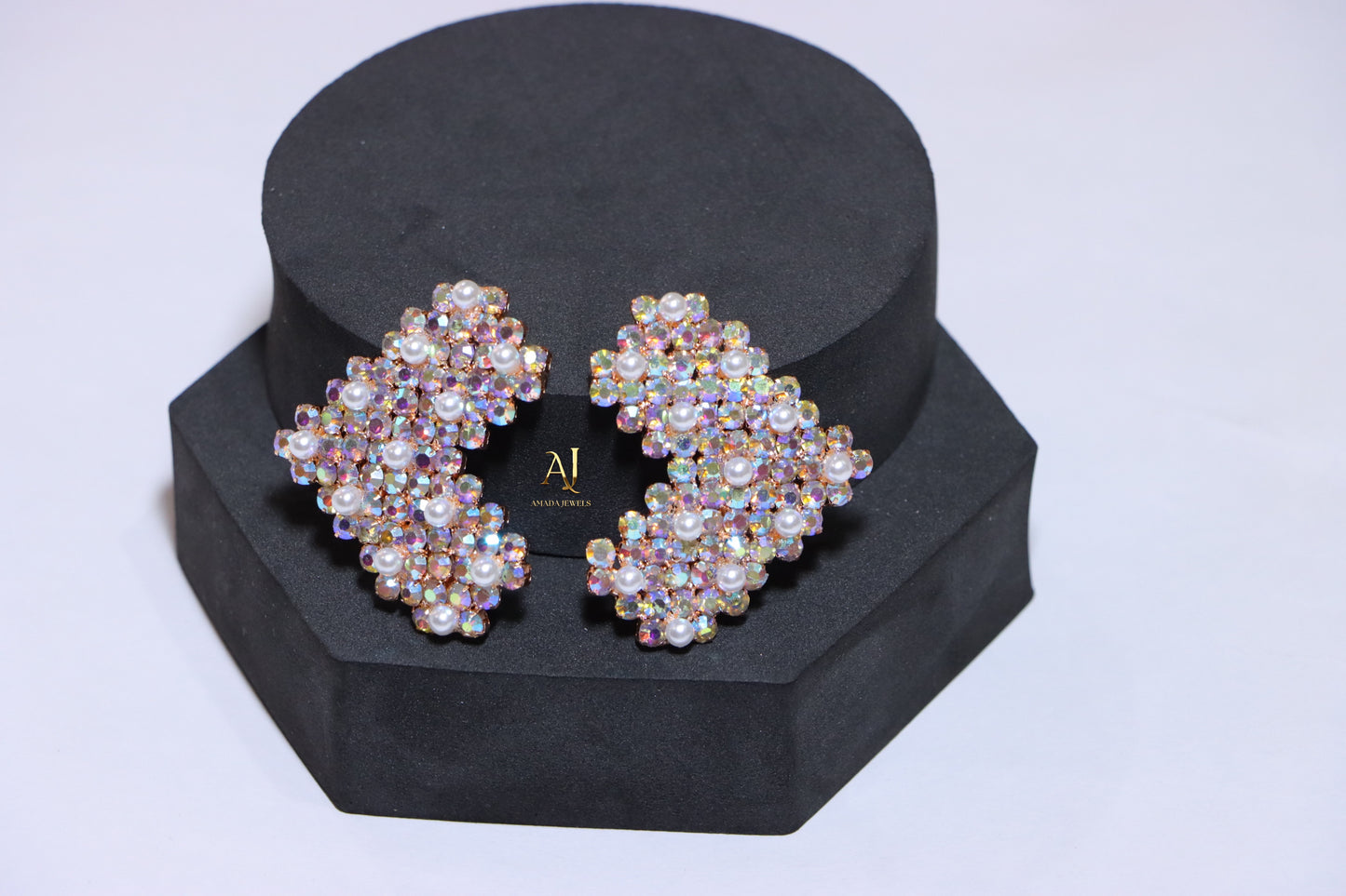 The Pearl and Stone Earrings