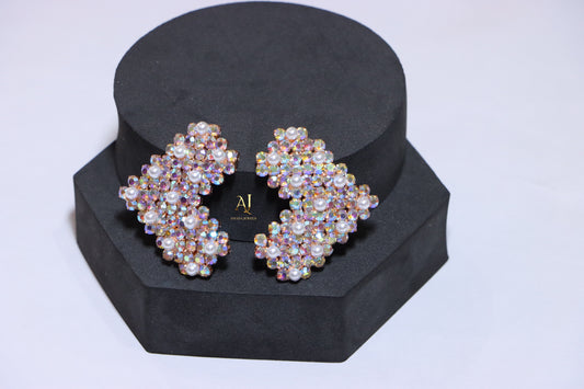 The Pearl and Stone Earrings