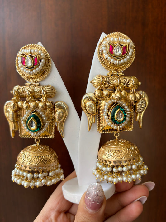 Bano Brass Earrings