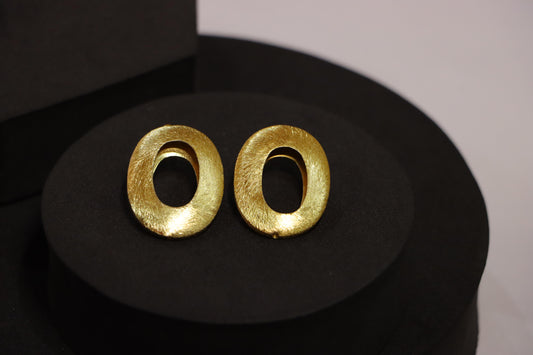 Tiara Brass Studs