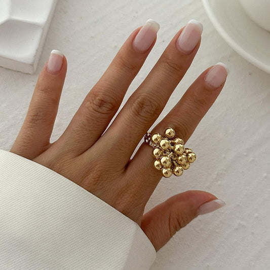 Golden Grape Ring